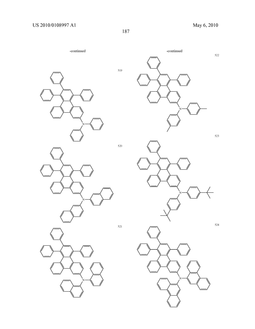 Novel organic electroluminescent compounds and organic electroluminescent device using the same - diagram, schematic, and image 190