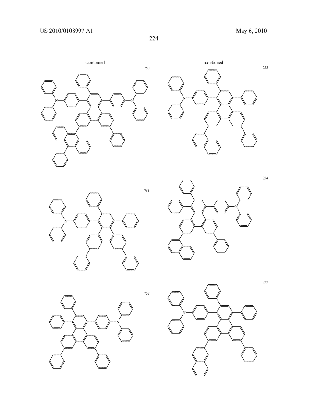 Novel organic electroluminescent compounds and organic electroluminescent device using the same - diagram, schematic, and image 227