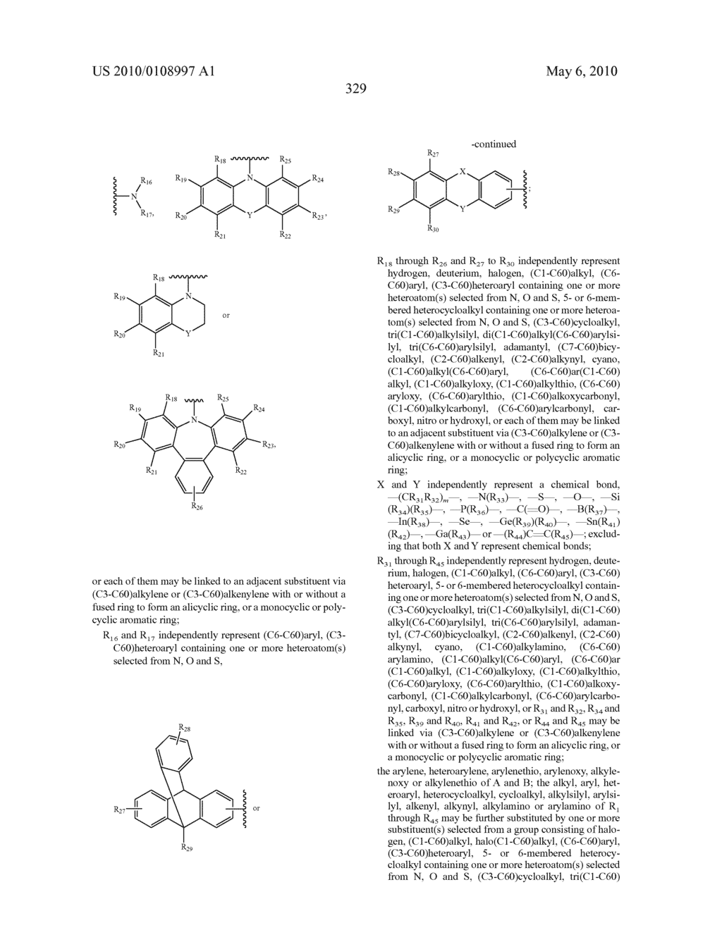 Novel organic electroluminescent compounds and organic electroluminescent device using the same - diagram, schematic, and image 332