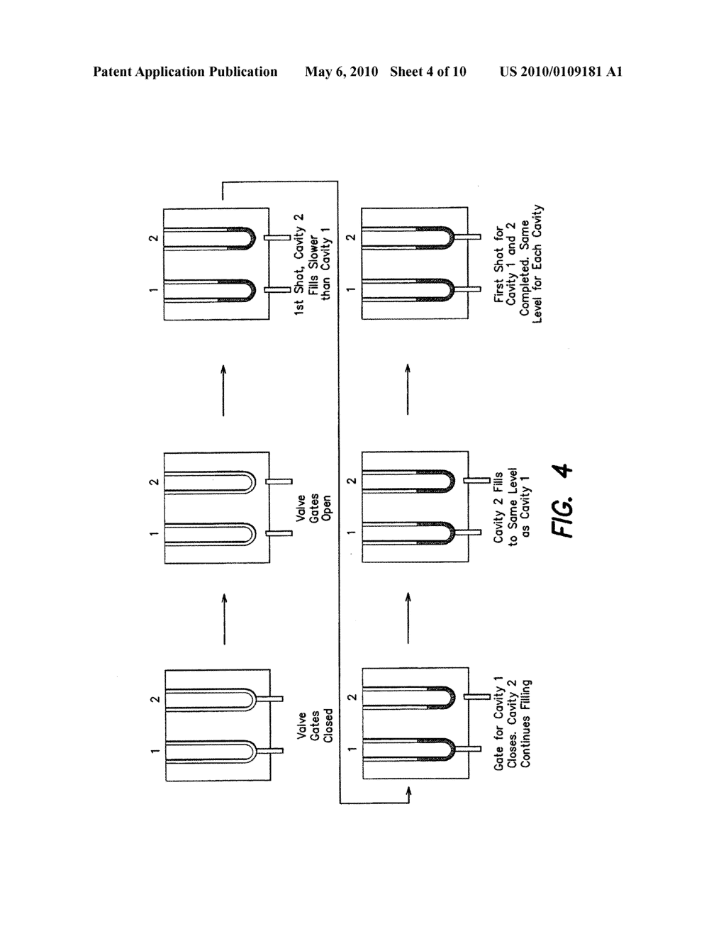 CONTROLLING DELIVERY OF POLYMER MATERIAL IN A SEQUENTIAL INJECTION MOLDING PROCESS - diagram, schematic, and image 05