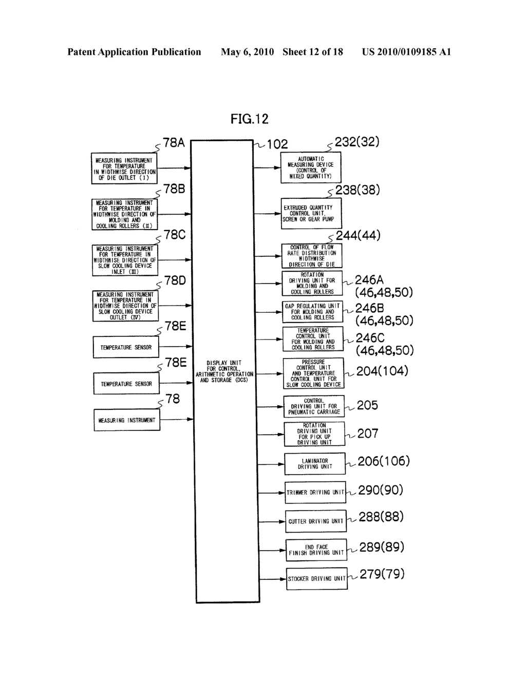 METHOD AND APPARATUS FOR MANUFACTURING UNEVEN THICKNESS RESIN SHEET - diagram, schematic, and image 13