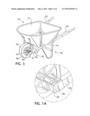 AXLE BRACKET FOR WHEELBARROW diagram and image