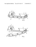 SKATE WITH PIVOTING ROCKER AND REPLACEABLE BLADE diagram and image