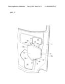 MOUNTING STRUCTURE OF IMPACT ABSORBING MEMBER AND METHOD OF MOUNTING SAME diagram and image