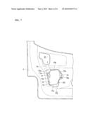 MOUNTING STRUCTURE OF IMPACT ABSORBING MEMBER AND METHOD OF MOUNTING SAME diagram and image