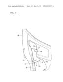 MOUNTING STRUCTURE OF IMPACT ABSORBING MEMBER AND METHOD OF MOUNTING SAME diagram and image