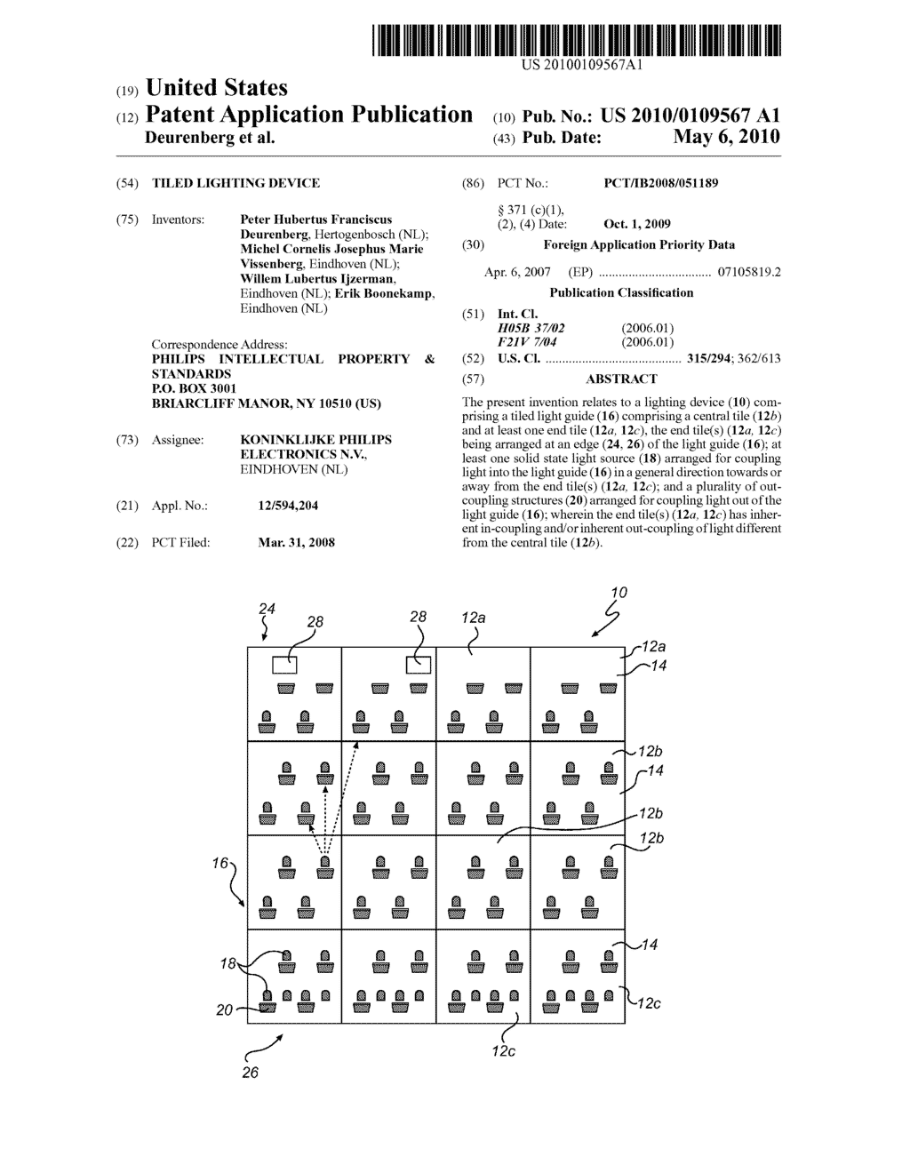 TILED LIGHTING DEVICE - diagram, schematic, and image 01