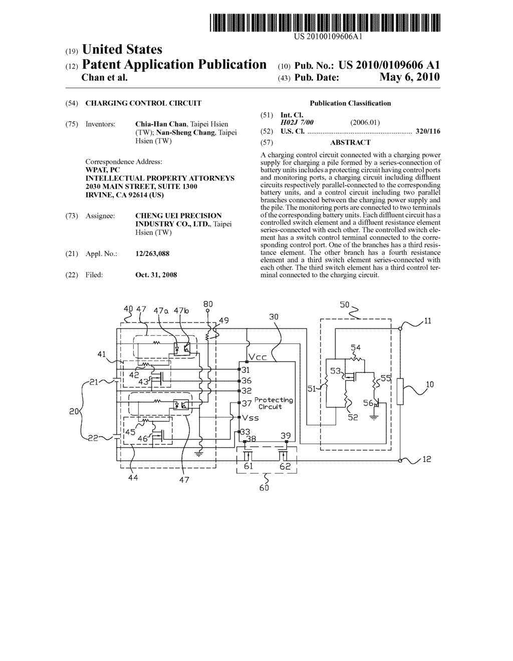 CHARGING CONTROL CIRCUIT - diagram, schematic, and image 01