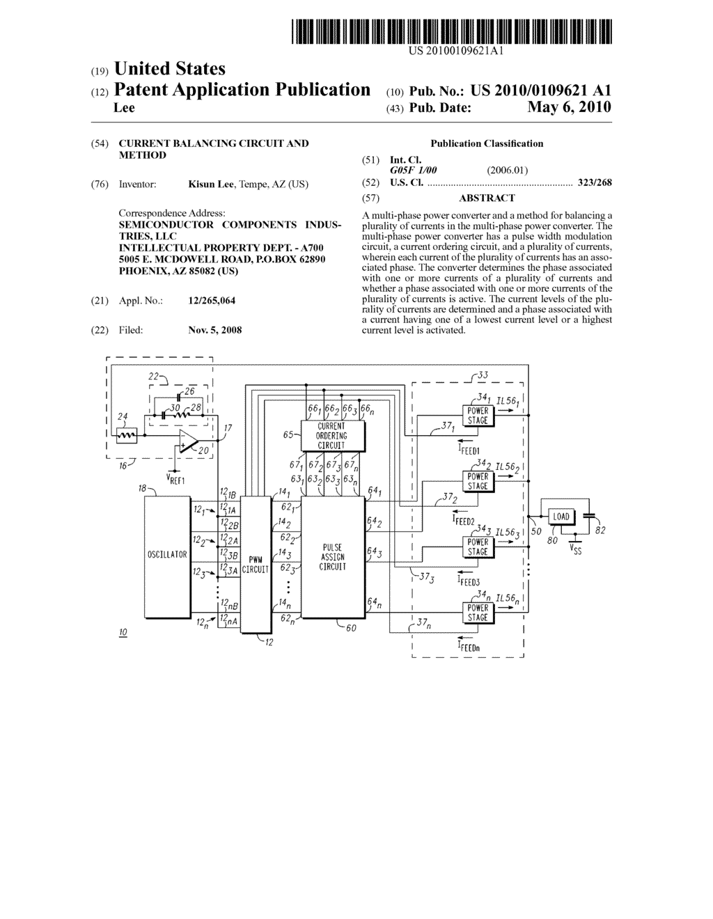 CURRENT BALANCING CIRCUIT AND METHOD - diagram, schematic, and image 01