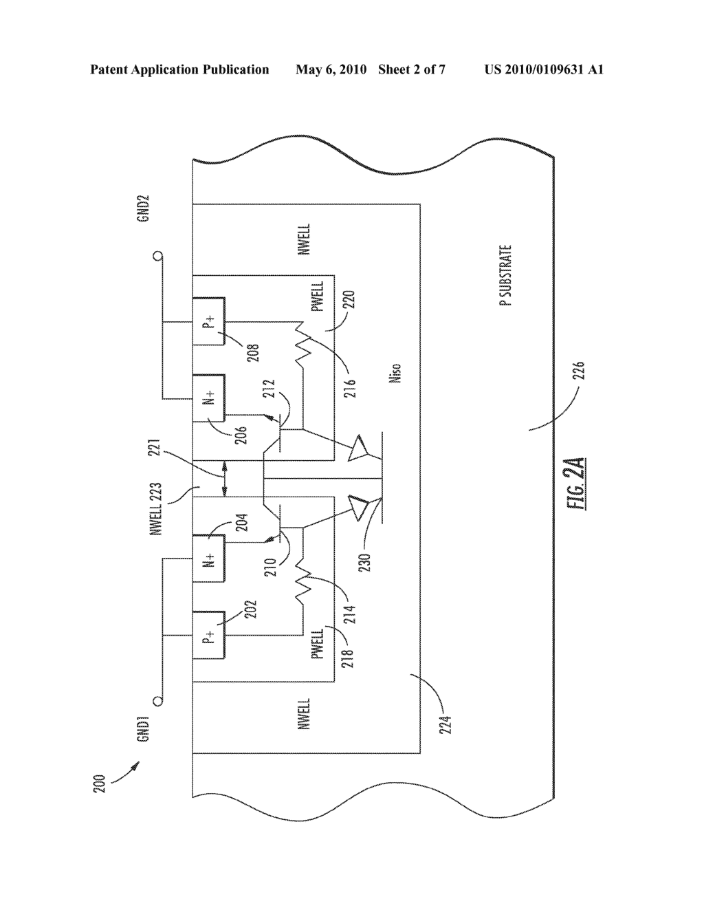 TUNABLE VOLTAGE ISOLATION GROUND TO GROUND ESD CLAMP - diagram, schematic, and image 03