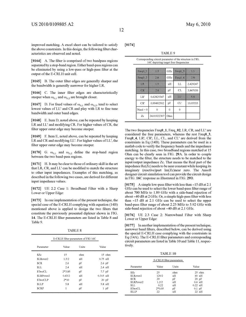 FILTER DESIGN METHODS AND FILTERS BASED ON METAMATERIAL STRUCTURES - diagram, schematic, and image 68