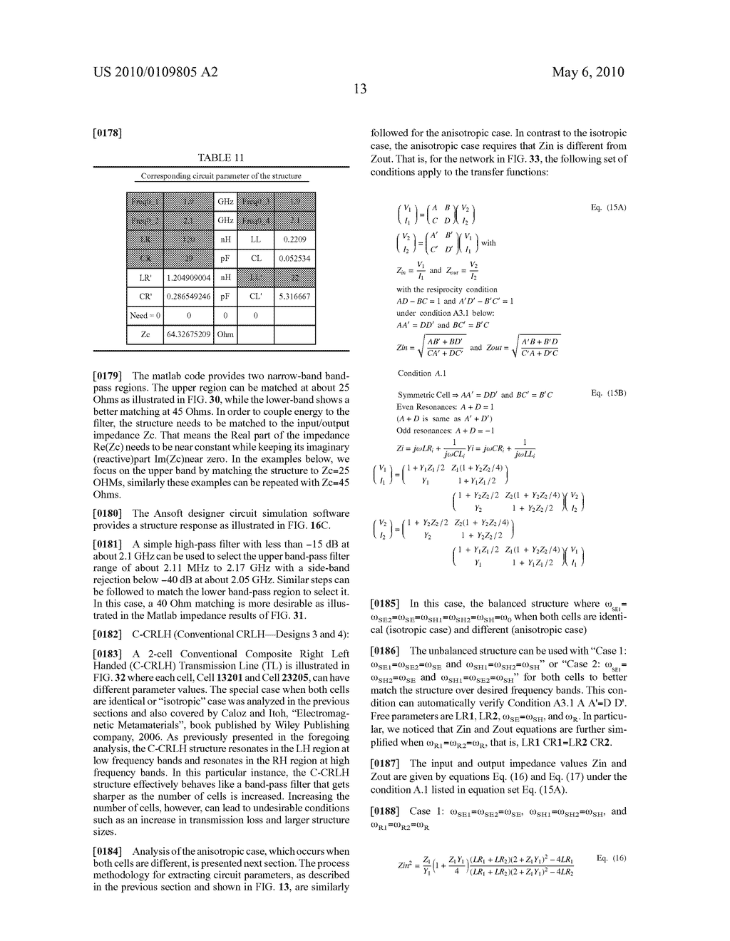 FILTER DESIGN METHODS AND FILTERS BASED ON METAMATERIAL STRUCTURES - diagram, schematic, and image 69