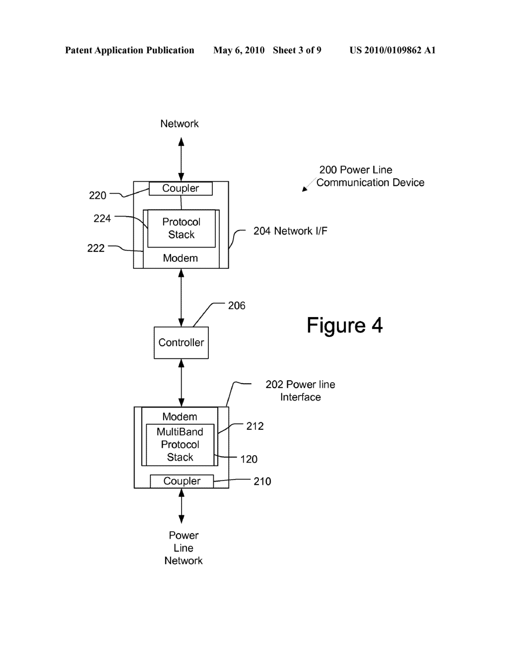 System, Device and Method for Communicating over Power Lines - diagram, schematic, and image 04