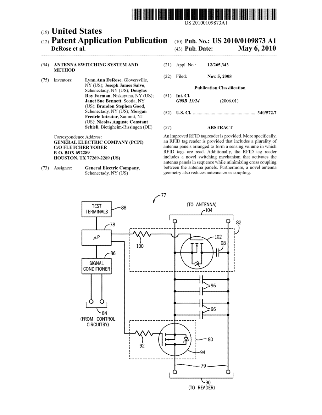 ANTENNA SWITCHING SYSTEM AND METHOD - diagram, schematic, and image 01