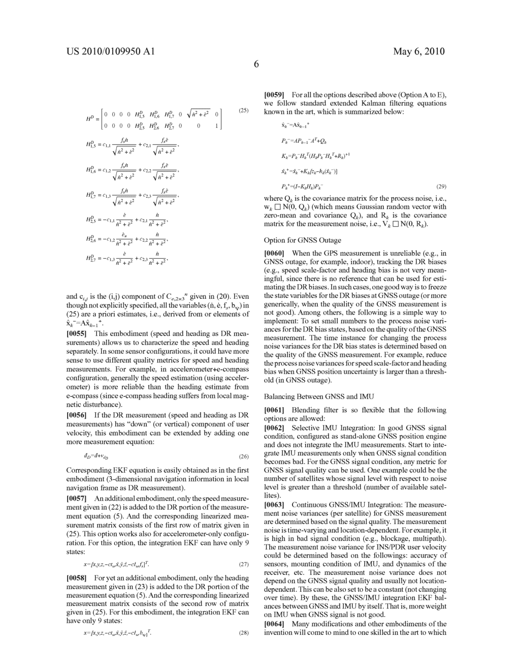 TIGHTLY-COUPLED GNSS/IMU INTEGRATION FILTER HAVING SPEED SCALE-FACTOR AND HEADING BIAS CALIBRATION - diagram, schematic, and image 09