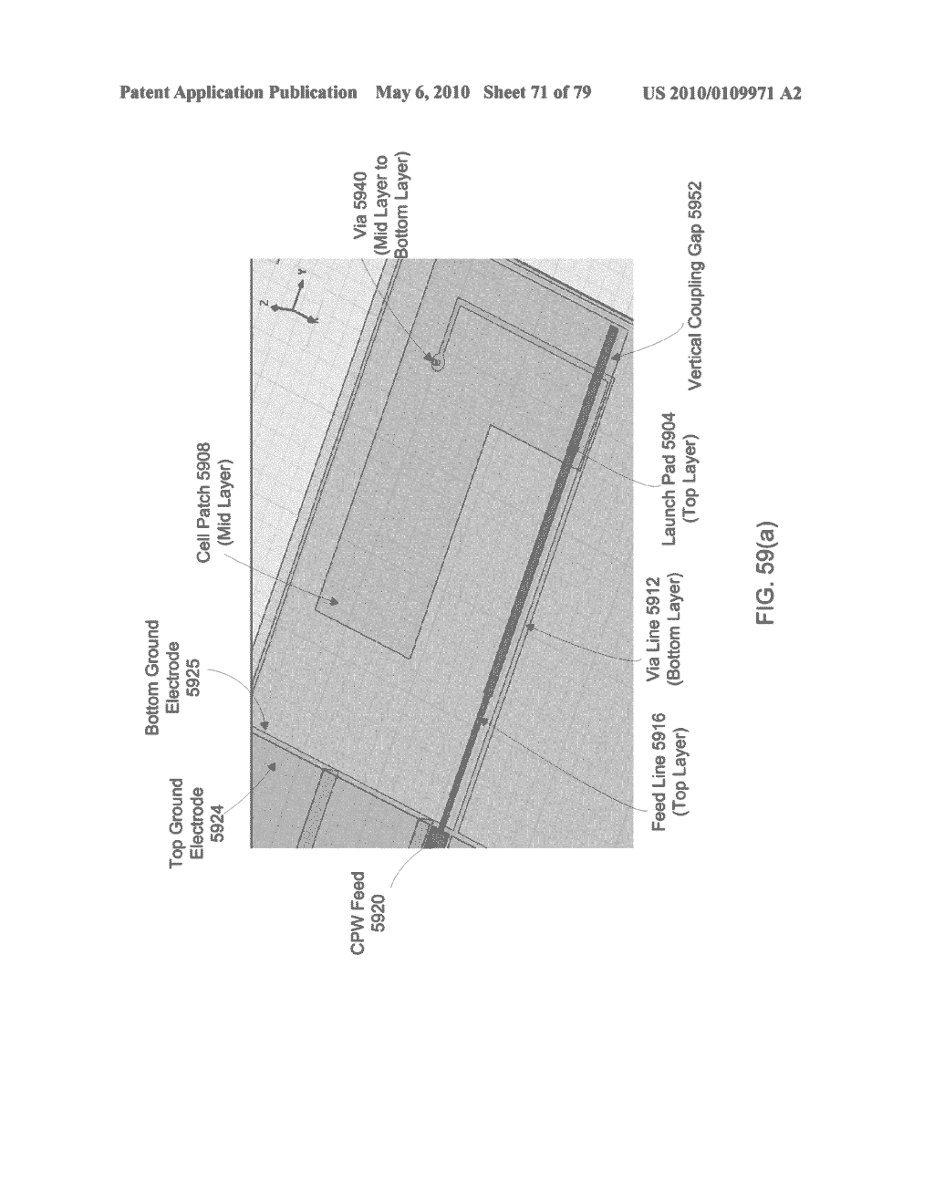 METAMATERIAL STRUCTURES WITH MULTILAYER METALLIZATION AND VIA - diagram, schematic, and image 72