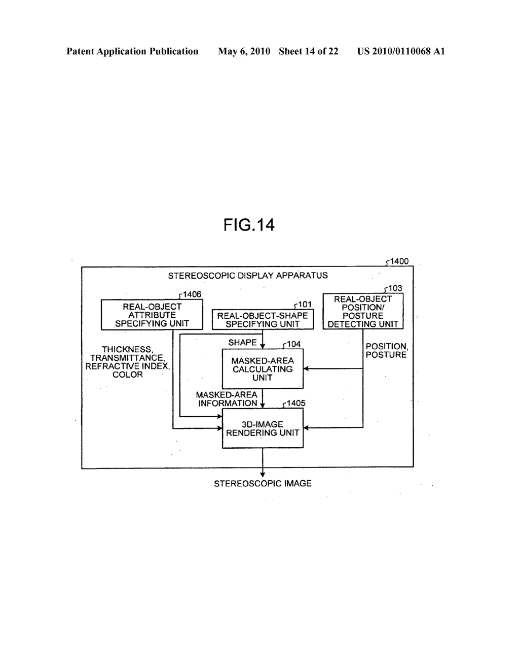 METHOD, APPARATUS, AND COMPUTER PROGRAM PRODUCT FOR GENERATING STEREOSCOPIC IMAGE - diagram, schematic, and image 15