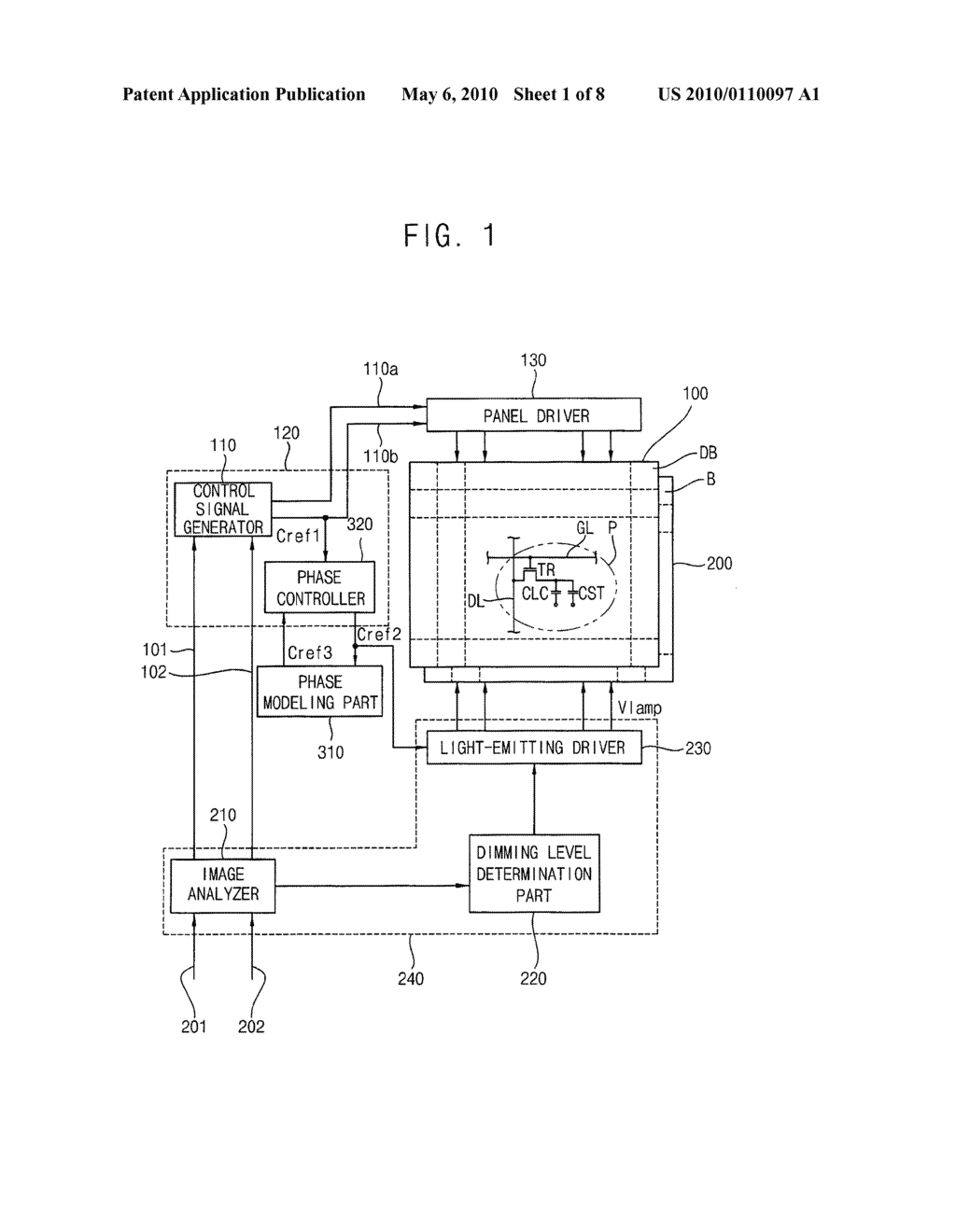 DRIVING DEVICE OF A LIGHT SOURCE MODULE, LIGHT SOURCE MODULE HAVING THE DRIVING DEVICE, DRIVING METHOD OF THE LIGHT SOURCE MODULE, AND DISPLAY DEVICE HAVING THE DRIVING DEVICE - diagram, schematic, and image 02