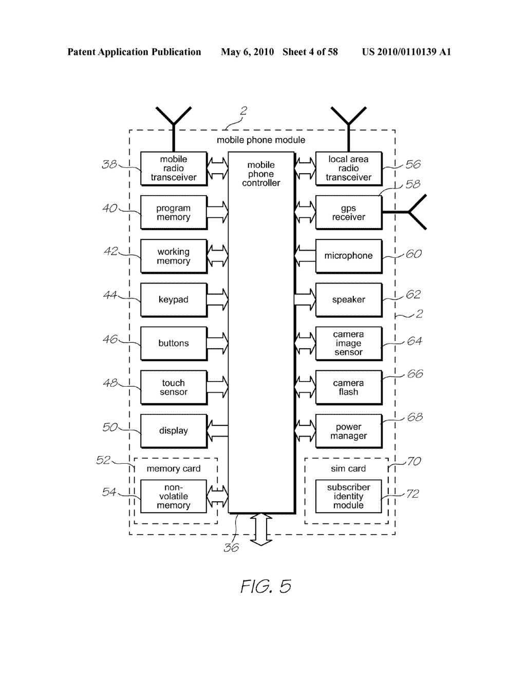 Mobile Device With A Printhead And A Capper Actuated By Contact With The Media To Be Printed - diagram, schematic, and image 05