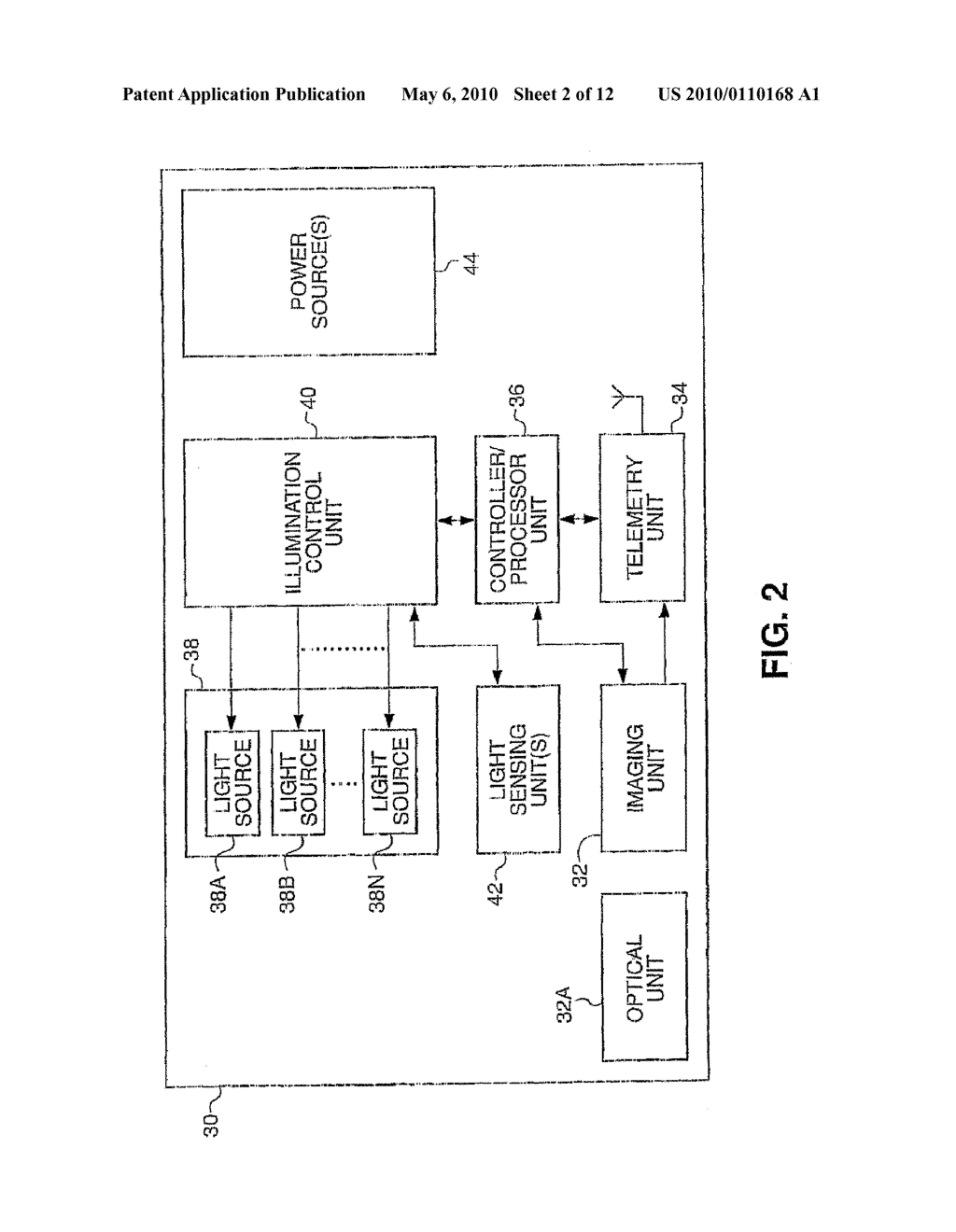 APPARATUS AND METHOD FOR LIGHT CONTROL IN AN IN-VIVO IMAGING DEVICE - diagram, schematic, and image 03