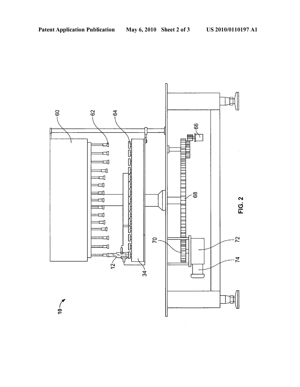 Method for testing a monitoring device of an automatic labeling machine for correct functioning - diagram, schematic, and image 03