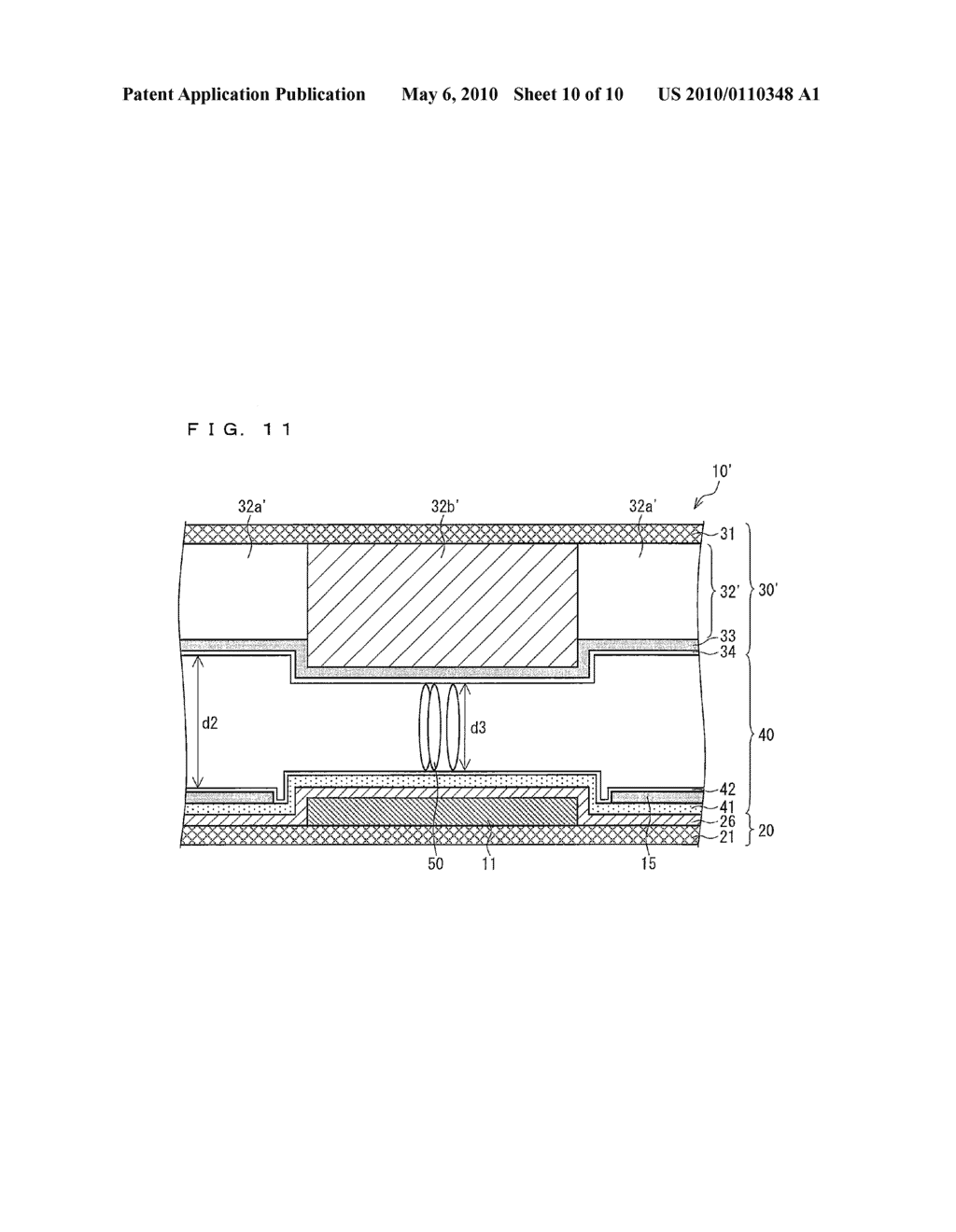 LIQUID CRYSTAL DISPLAY DEVICE AND METHOD FOR MANUFACTURING THE SAME - diagram, schematic, and image 11