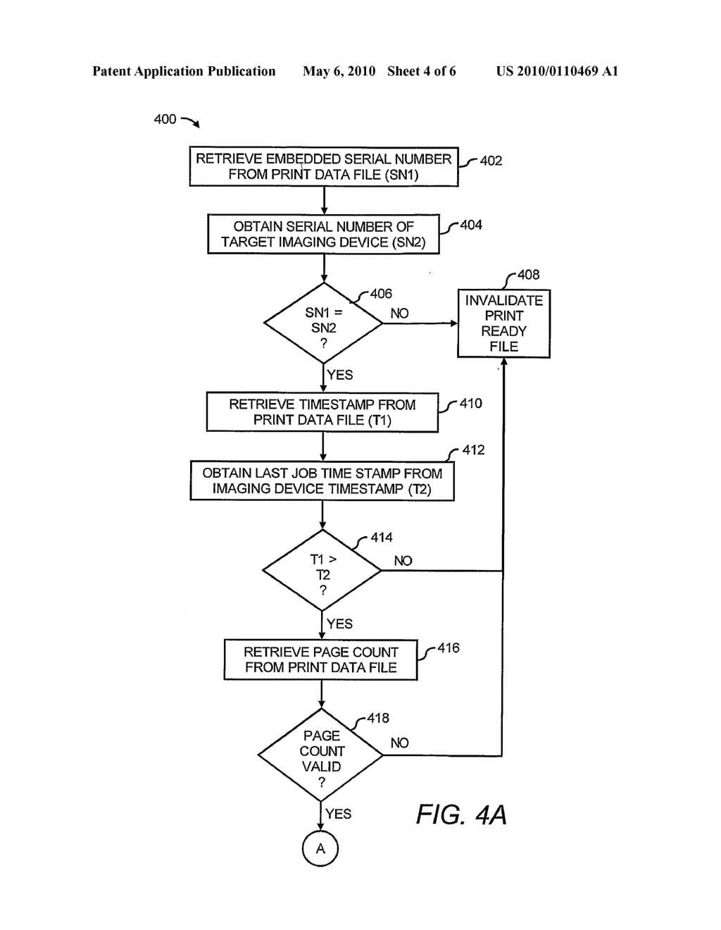 METHOD FOR PRINTING ON AN IMAGING DEVICE - diagram, schematic, and image 05