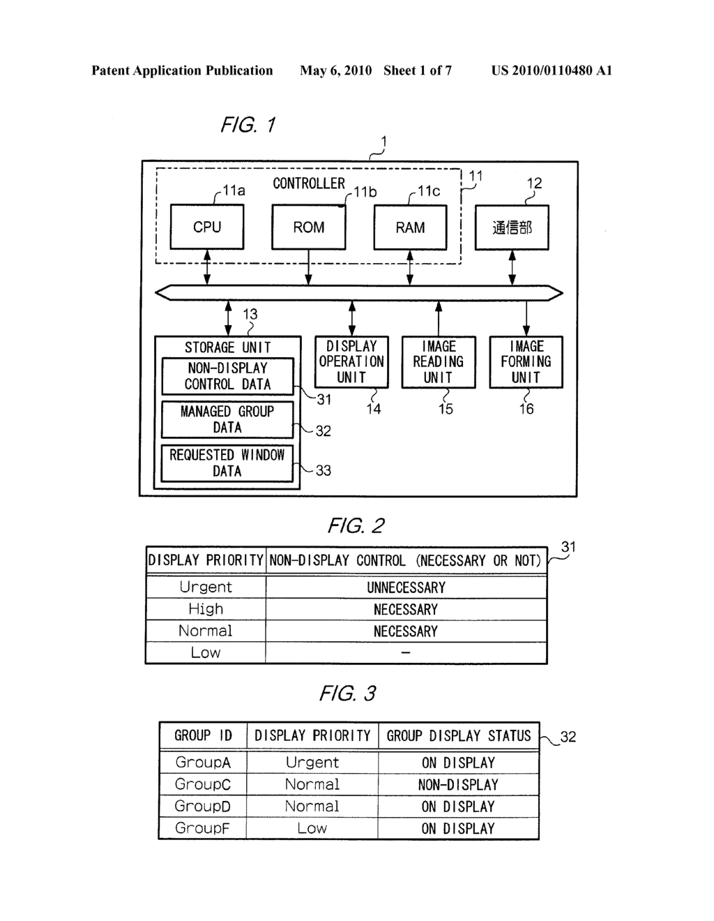 DISPLAY CONTROL DEVICE, DISPLAY CONTROL METHOD, IMAGE-FORMING DEVICE, COMPUTER READABLE MEDIUM, AND COMPUTER DATA SIGNAL - diagram, schematic, and image 02
