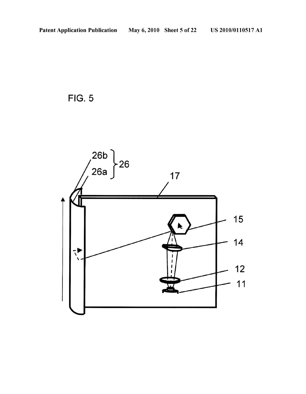 OPTICAL SCANNING DEVICE AND TWO-DIMENSIONAL IMAGE DISPLAY DEVICE USING THE SAME - diagram, schematic, and image 06