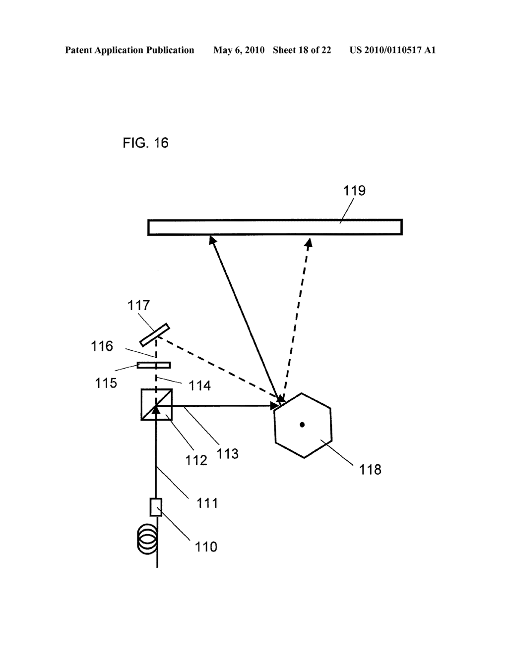 OPTICAL SCANNING DEVICE AND TWO-DIMENSIONAL IMAGE DISPLAY DEVICE USING THE SAME - diagram, schematic, and image 19