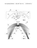 Compact Led Downlight with cuspated flux-redistribution lens diagram and image