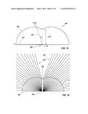 Compact Led Downlight with cuspated flux-redistribution lens diagram and image