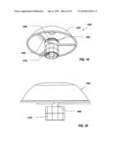 Compact Led Downlight with cuspated flux-redistribution lens diagram and image