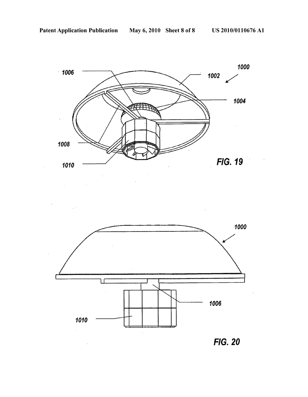 Compact Led Downlight with cuspated flux-redistribution lens - diagram, schematic, and image 09