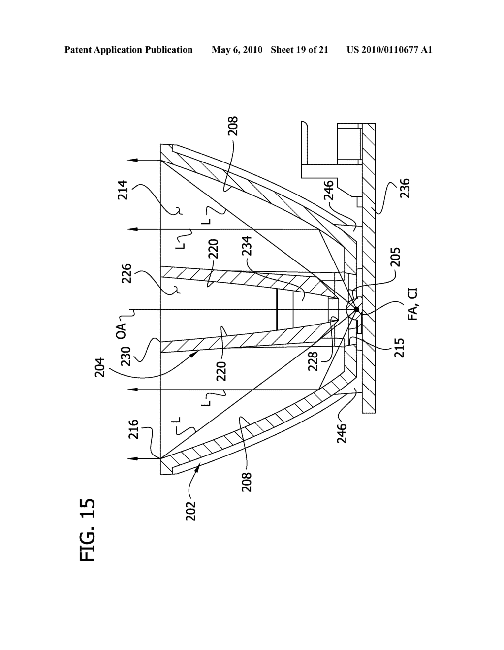 LIGHT FIXTURE WITH INNER AND OUTER TROUGH REFLECTORS - diagram, schematic, and image 20