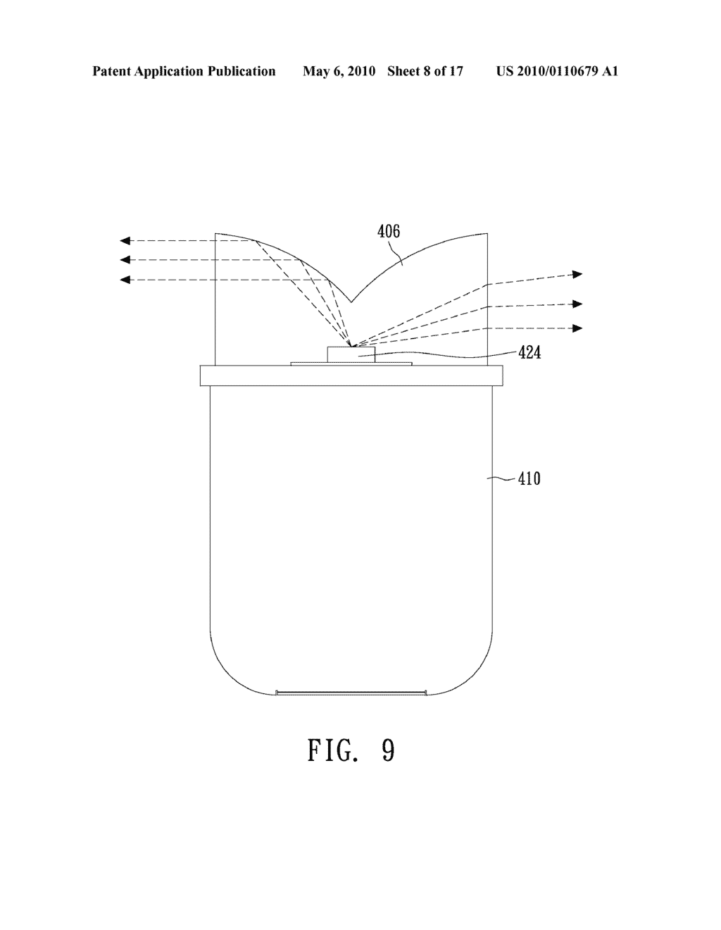 LIGHT EMITTING DIODE LIGHT MODULE AND OPTICAL ENGINE THEREOF - diagram, schematic, and image 09