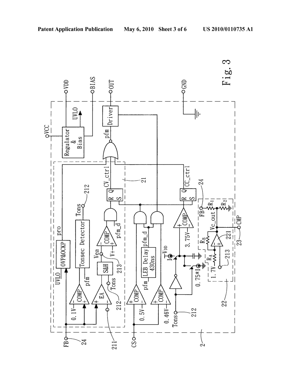 POWER ADAPTER WITH VOLTAGE-STABILIZED COMPENSATION - diagram, schematic, and image 04