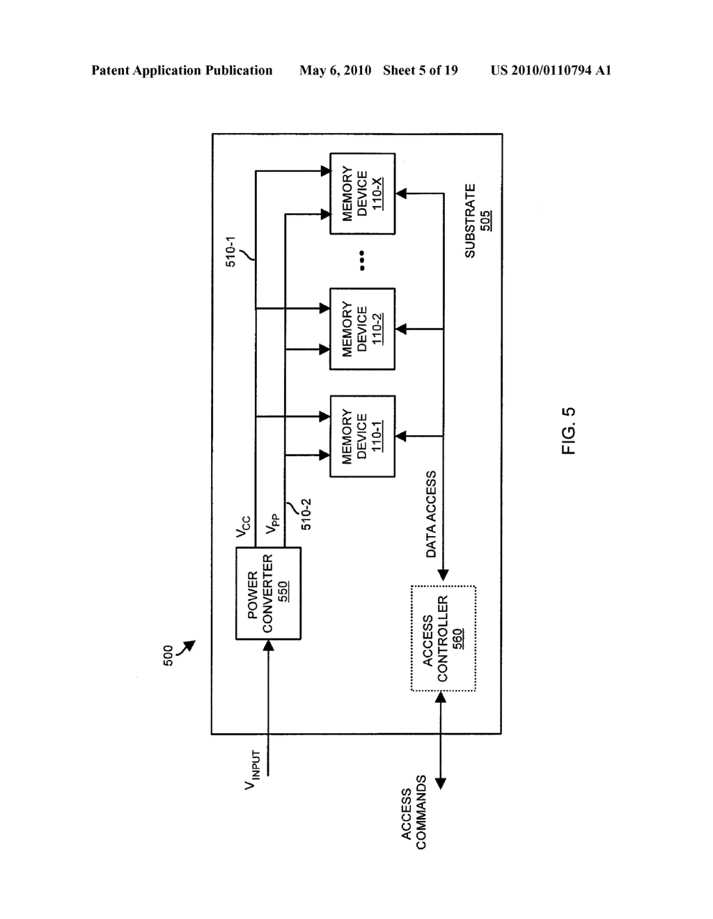 NON-VOLATILE SEMICONDUCTOR MEMORY HAVING MULTIPLE EXTERNAL POWER SUPPLIES - diagram, schematic, and image 06