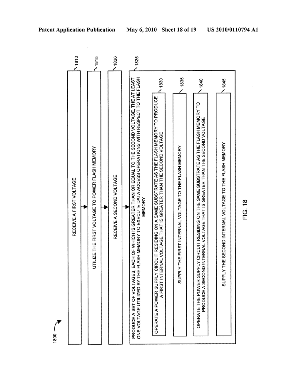 NON-VOLATILE SEMICONDUCTOR MEMORY HAVING MULTIPLE EXTERNAL POWER SUPPLIES - diagram, schematic, and image 19