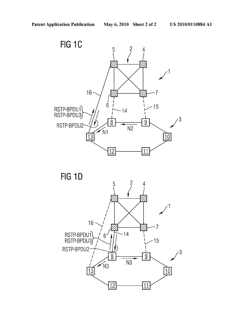 Method for reconfiguring a communications network - diagram, schematic, and image 03