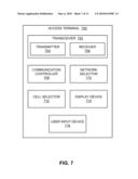 SELECTION OF WIRELESS NETWORK IN CONJUNCTION WITH SELECTION OF A WIRELESS CELL SET diagram and image