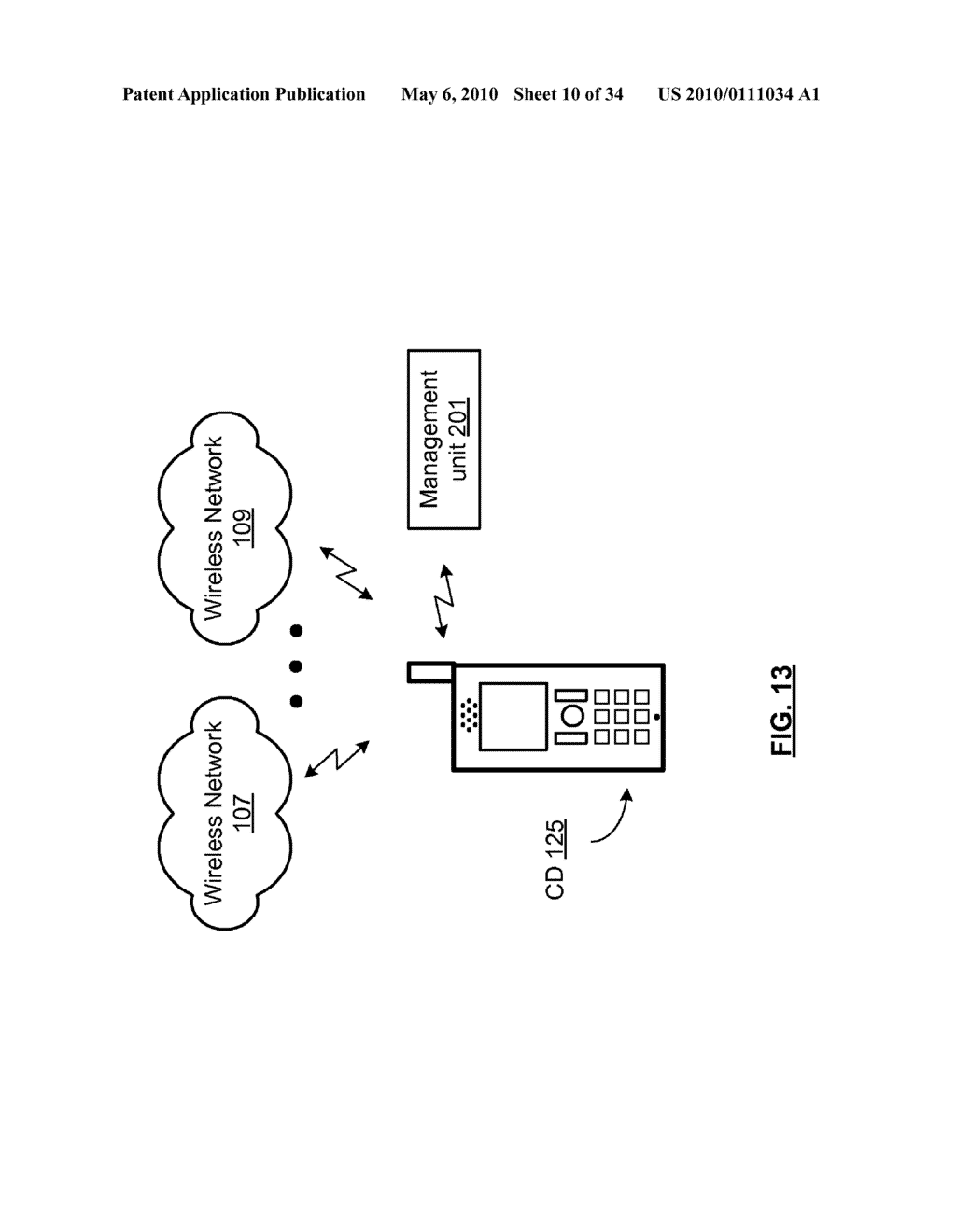 MANAGEMENT UNIT FOR FACILITATING INTER-NETWORK HAND-OFF FOR A MULTISERVICE COMMUNICATION DEVICE - diagram, schematic, and image 11