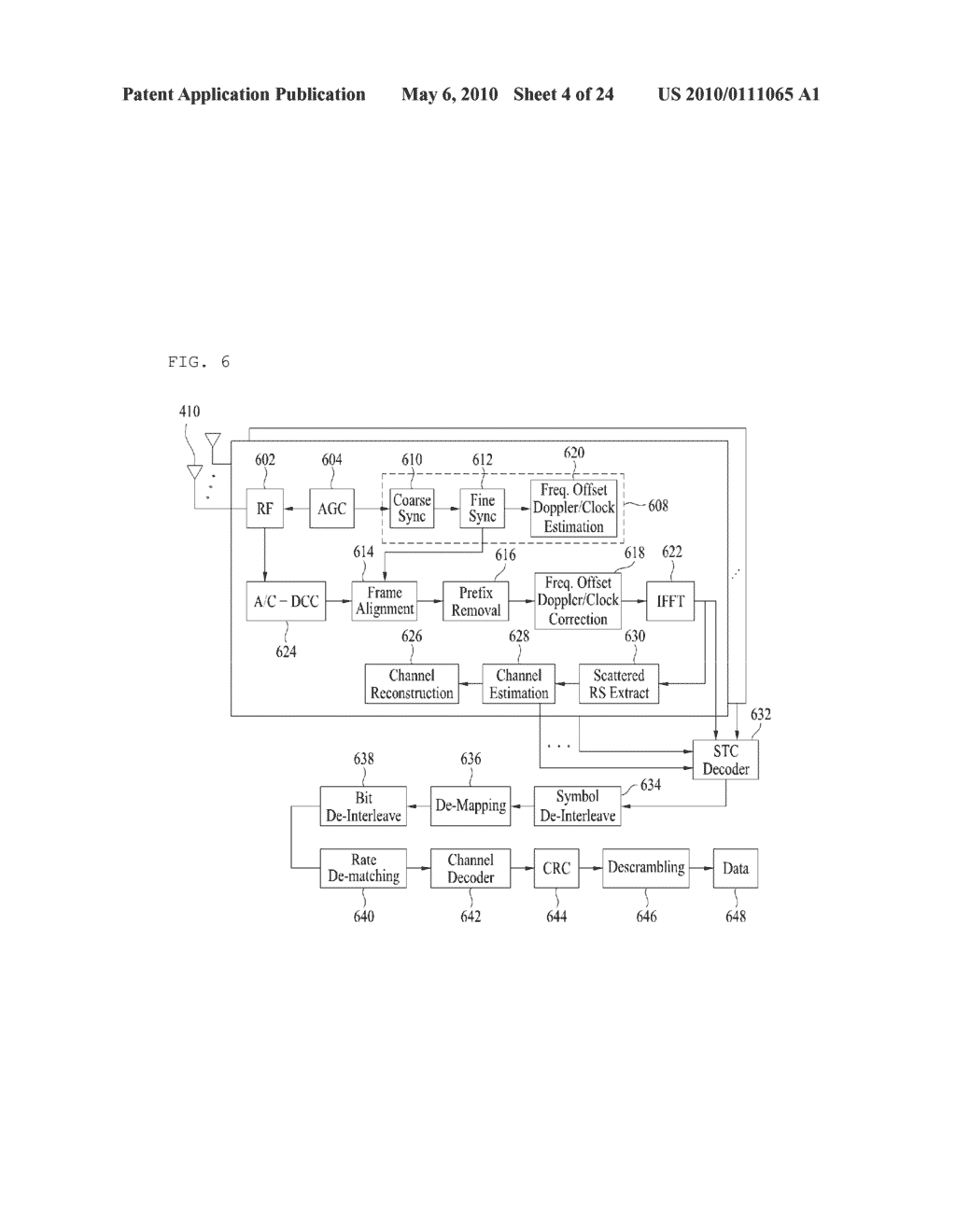 METHOD FOR TRANSMITTING DOWNLINK REFERENCE SIGNALS IN A MULTI-ANTENNA WIRELESS COMMUNICATION SYSTEM - diagram, schematic, and image 05