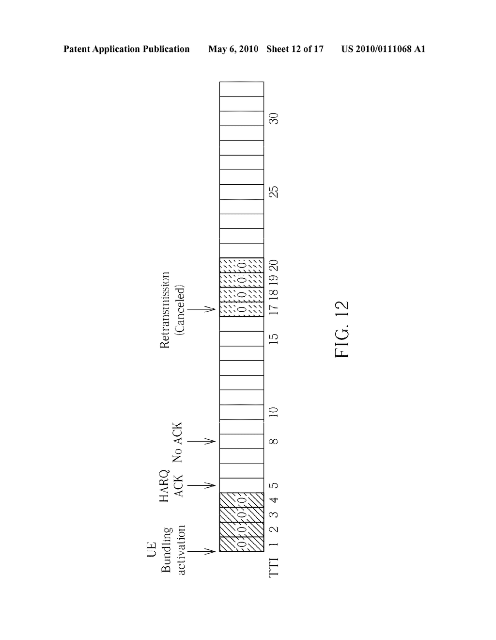 METHOD AND APPARATUS FOR TTI BUNDLING TRANSMISSION IN A WIRELESS COMMUNICATIONS SYSTEM - diagram, schematic, and image 13