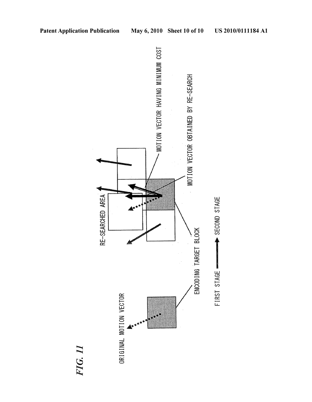 MOTION VECTOR SEARCH METHOD AND APPARATUS, PROGRAM THEREFOR, AND STORAGE MEDIUM WHICH STORES THE PROGRAM - diagram, schematic, and image 11