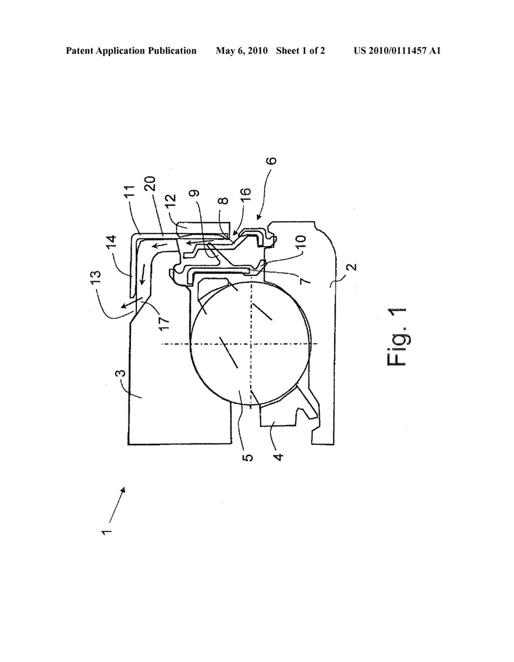 ROLLING BEARING COMPRISING A DEVICE FOR WITHDRAWING A LIQUID - diagram, schematic, and image 02