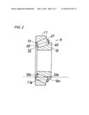 CAGE FOR ROLLING BEARING AND BEARING FOR WIND POWER GENERATION PROVIDED WITH SAME diagram and image