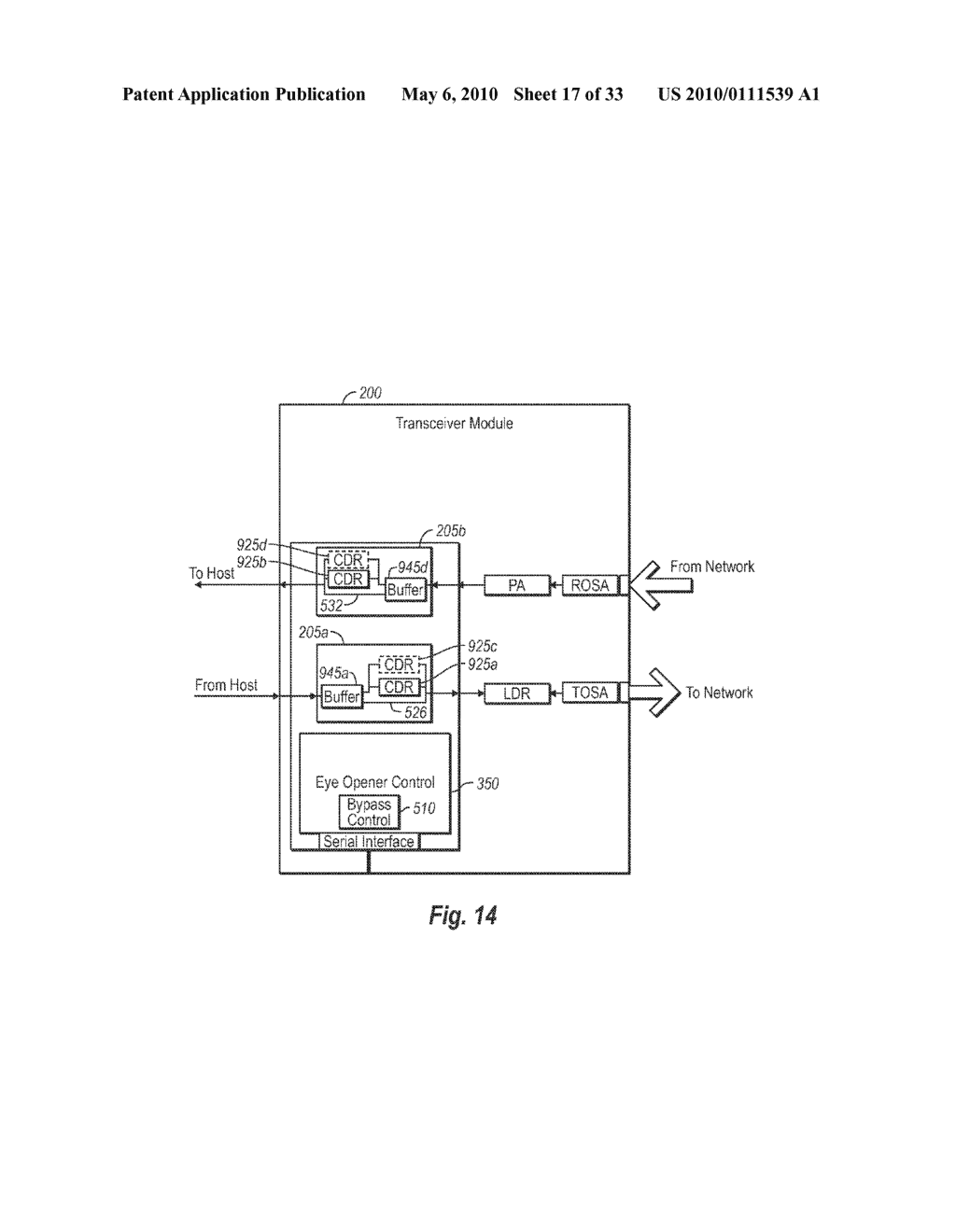 TRANSCEIVER MODULE AND INTEGRATED CIRCUIT WITH DUAL EYE OPENERS - diagram, schematic, and image 18