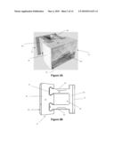 MULTI-COMPONENT RETAINING WALL BLOCK diagram and image