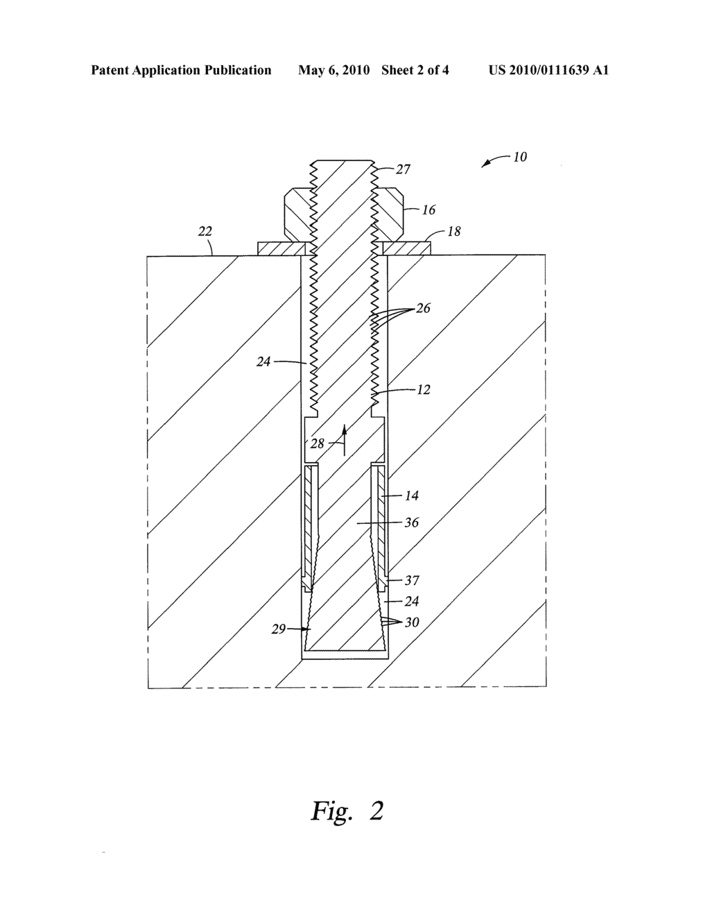 ANTIGALLING ANCHOR BOLT AND METHOD - diagram, schematic, and image 03